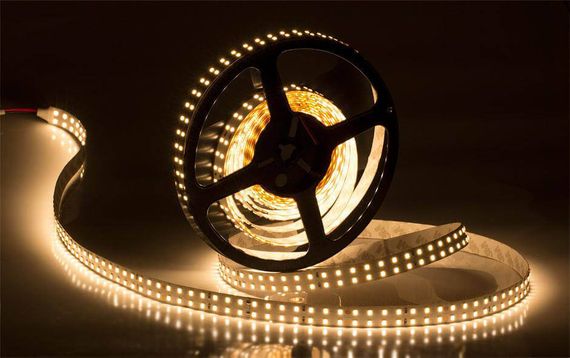 Светодиодная лента Arlight 20W/m 196LED/m 2835SMD теплый белый 5M 019091(B)