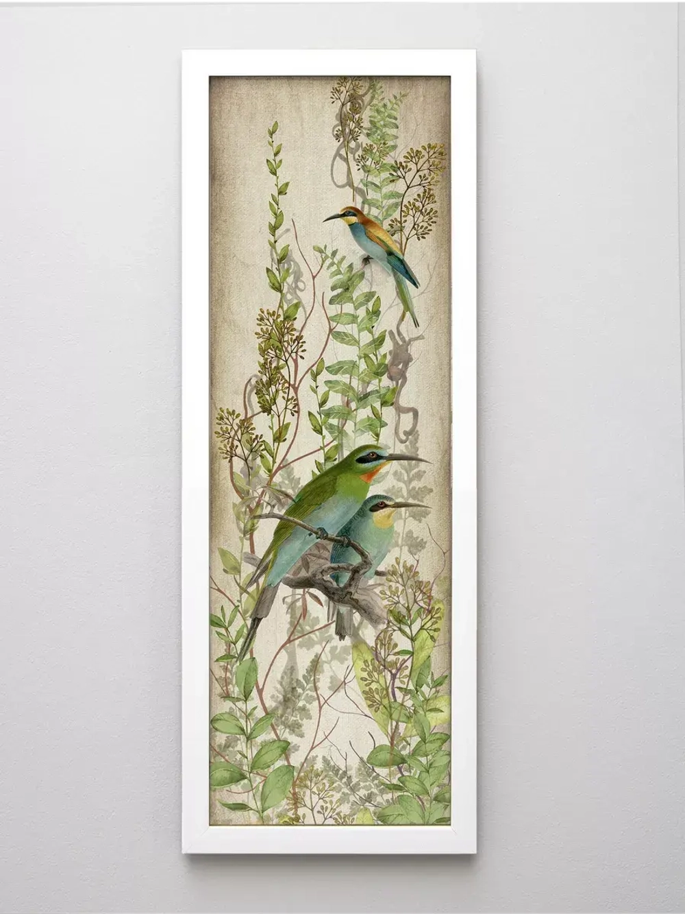 Комплект из двух картин на бумаге 18*50 см