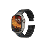 Блочный браслет из углеродного волокна PITAKA Dreamland ChromaCarbon для Apple Watch 40–42 мм, 44–46 мм и Ultra 2–3 Браслет с магнитной застёжкой