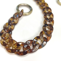 Ручка цепь пластиковая Леопард