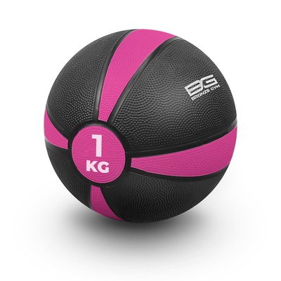 Медбол резиновый BRONZE GYM,1 кг.