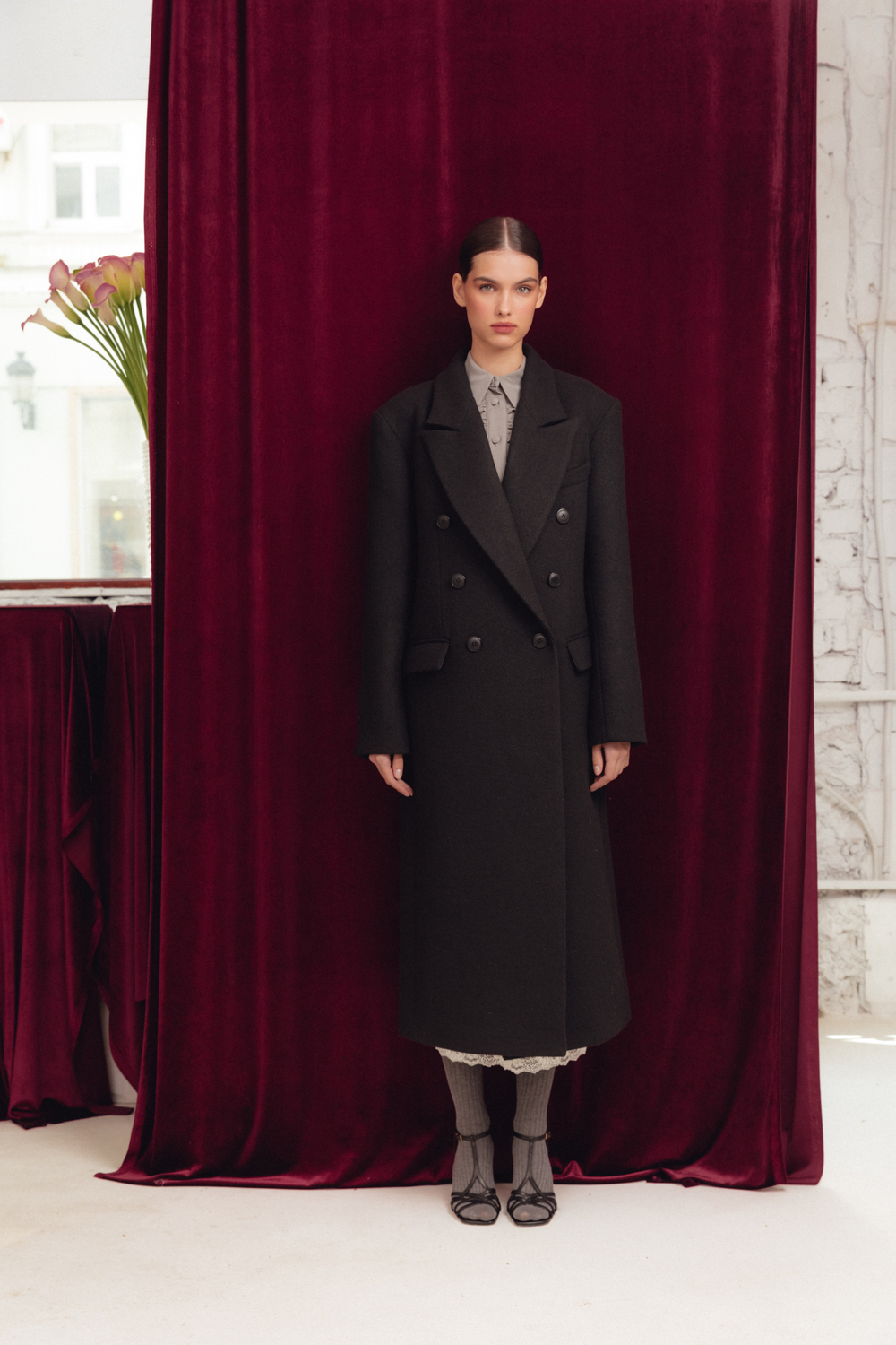 Пальто «Ингрид», черный