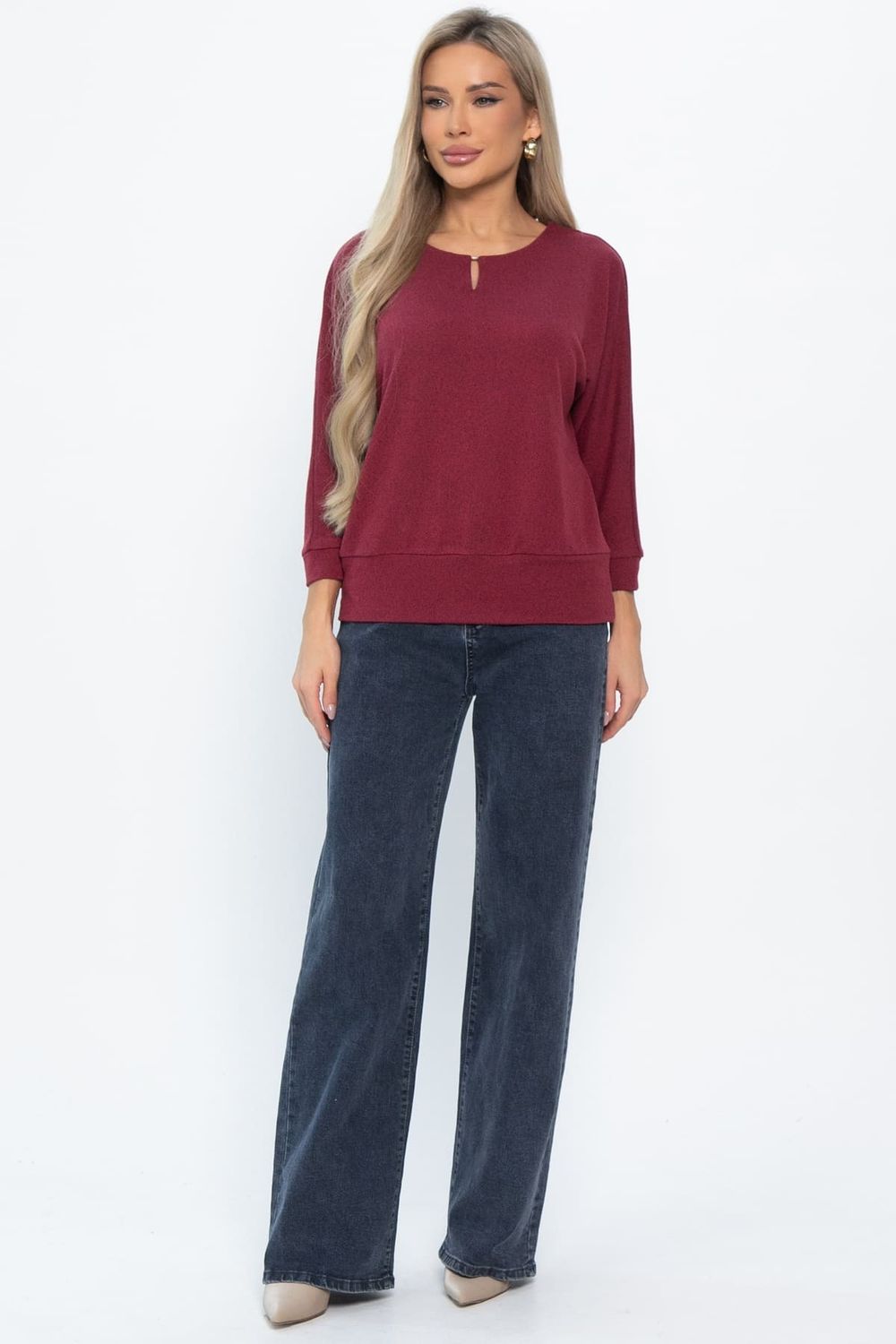 Джемпер трикотажный Претти (бордовый) Б14845-50М LT Collection