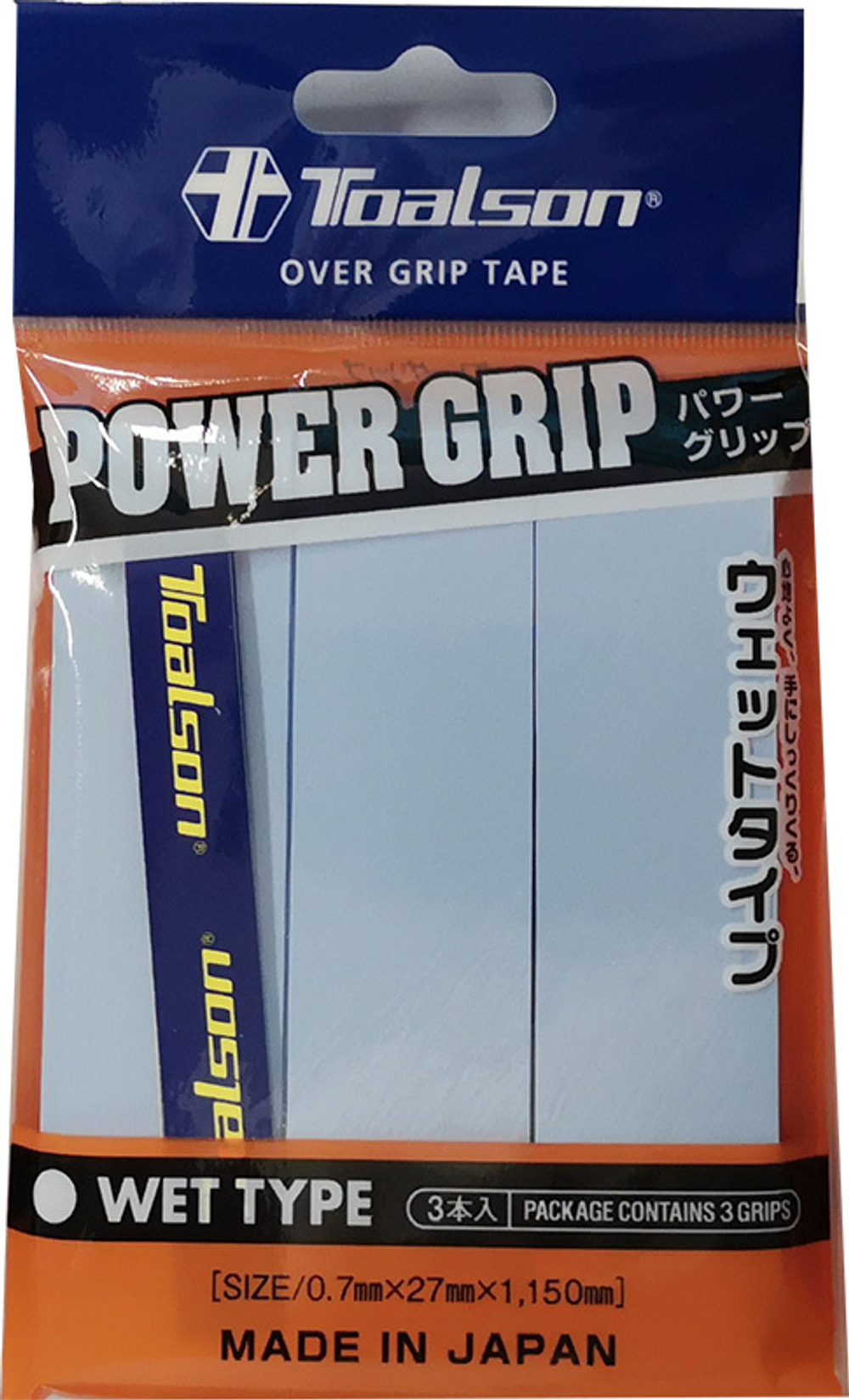 Намотки теннисные Toalson Power Grip 3P - blue