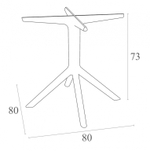 Подстолье пластиковое Sky Legs
