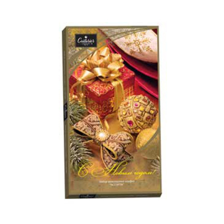 Набор конфет "АССОРТИ" БАНТ Крем-Брюле/Помадно-Сливочная/Крем-Шоколад 130г