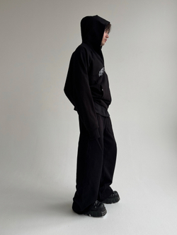 Зип-худи "Антиэстетика" black