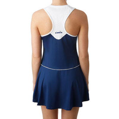 Женская теннисное платье Diadora Court Dress Women - Dark Blue, White
