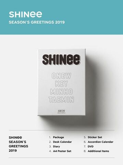 товары SHINEE - 2019 Season's Greetings