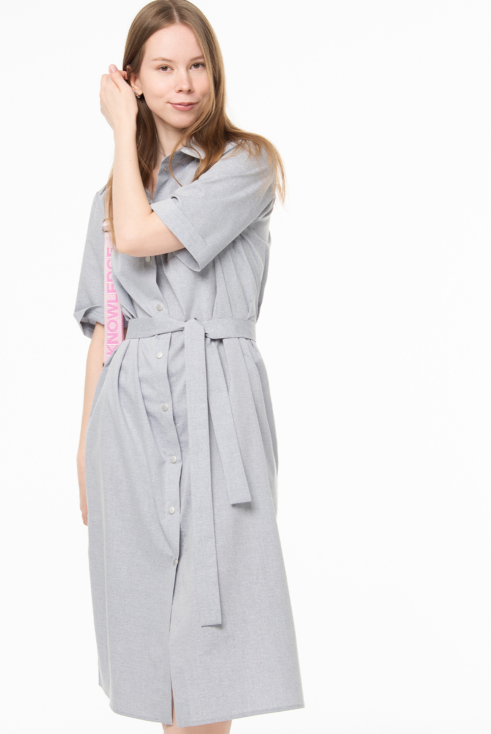 Платье женское 4312зп, серый #525Сер054312зп