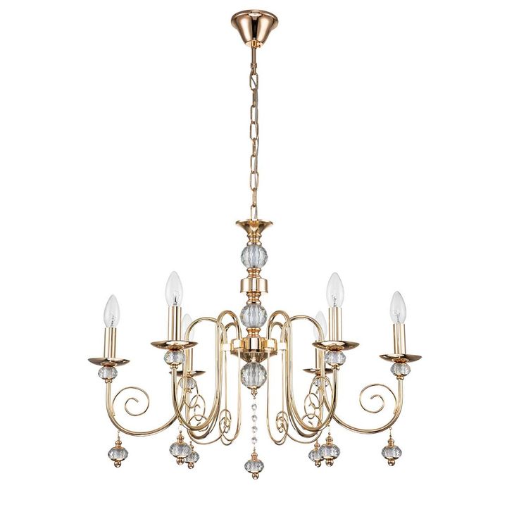 Подвесная люстра Escada Shine 678/6PL Gold