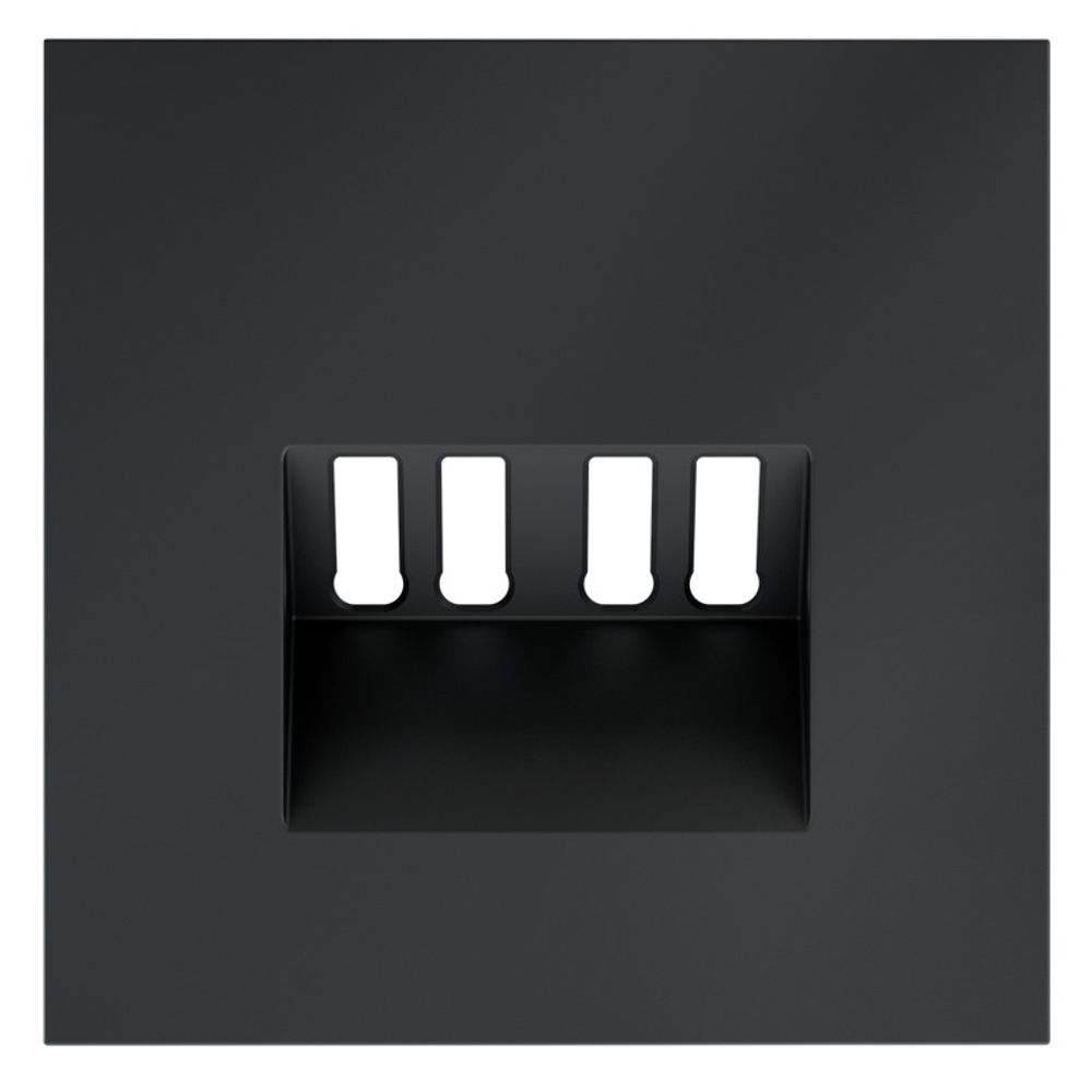 Накладка для розетки акустической 4-местной , S70 (графит)