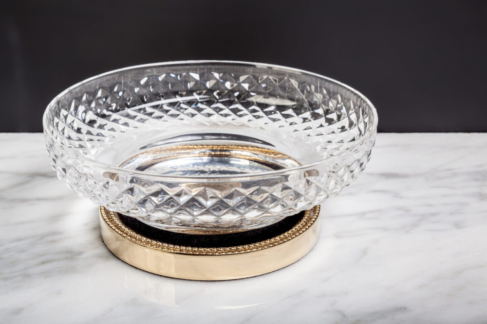 Boheme Мыльница ЗОЛОТО Crystal Luxury Options