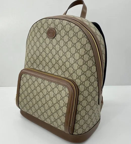 Рюкзак Gucci GG Supreme коричневый