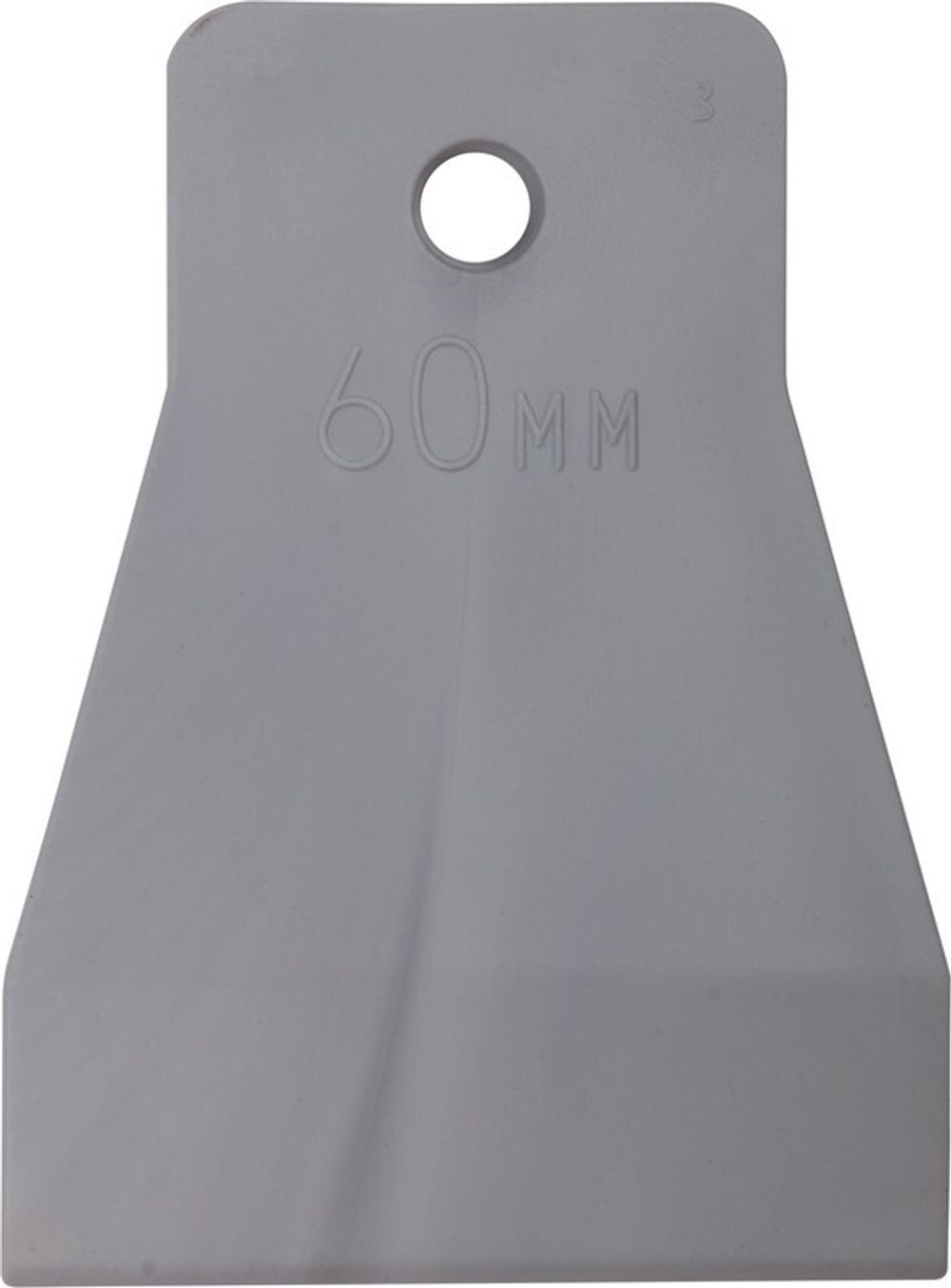 06884 КУРС Шпатель резиновый белый 60мм