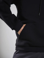 Худи с патчем черный Город Горький мужское