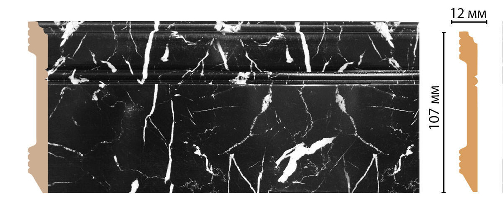 Плинтус DECOMASTER D105-78 (107*12*2400мм)