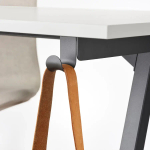 Письменный стол - IKEA TROTTEN, 140х80 см, белый/черный, ТРОТТЕН ИКЕА