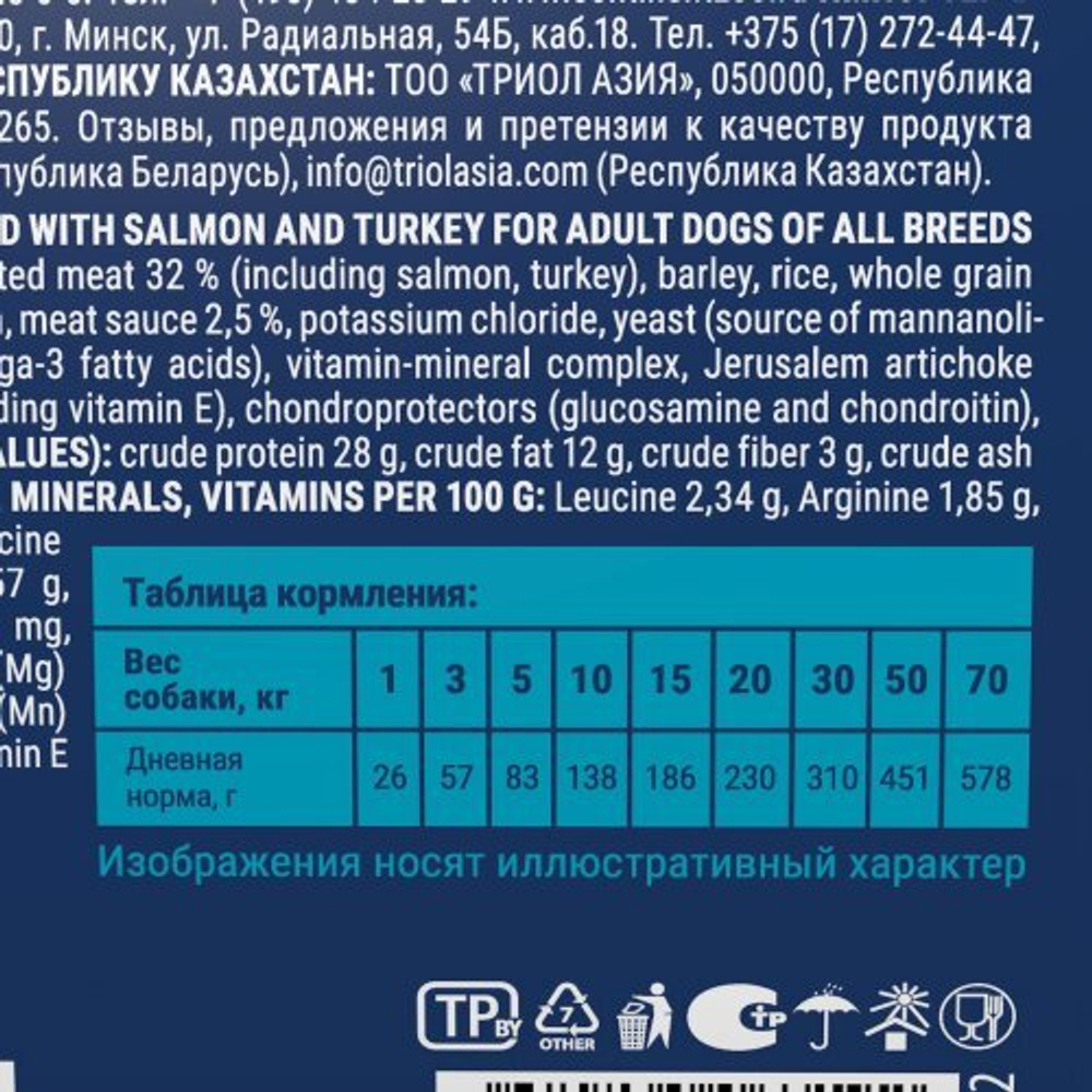 Корм для собак сухой BRIT PREMIUM с лососем и индейкой для собак "Dog Sensitive", 1 кг