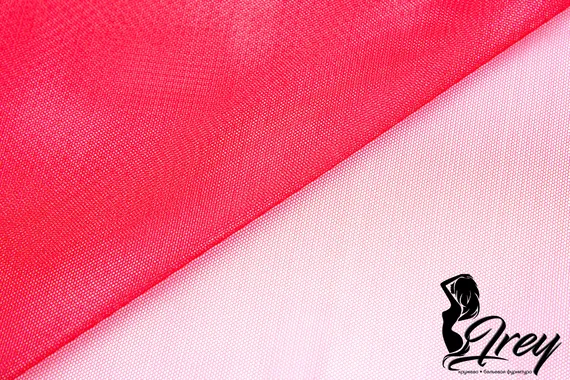 Бюстовая неэластичная сетка Lauma, красный 100