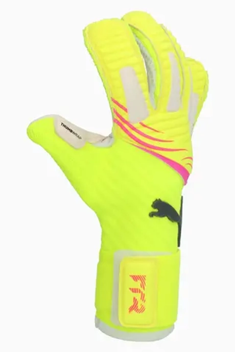 Вратарские перчатки Puma Future Pro Hybrid - желтый