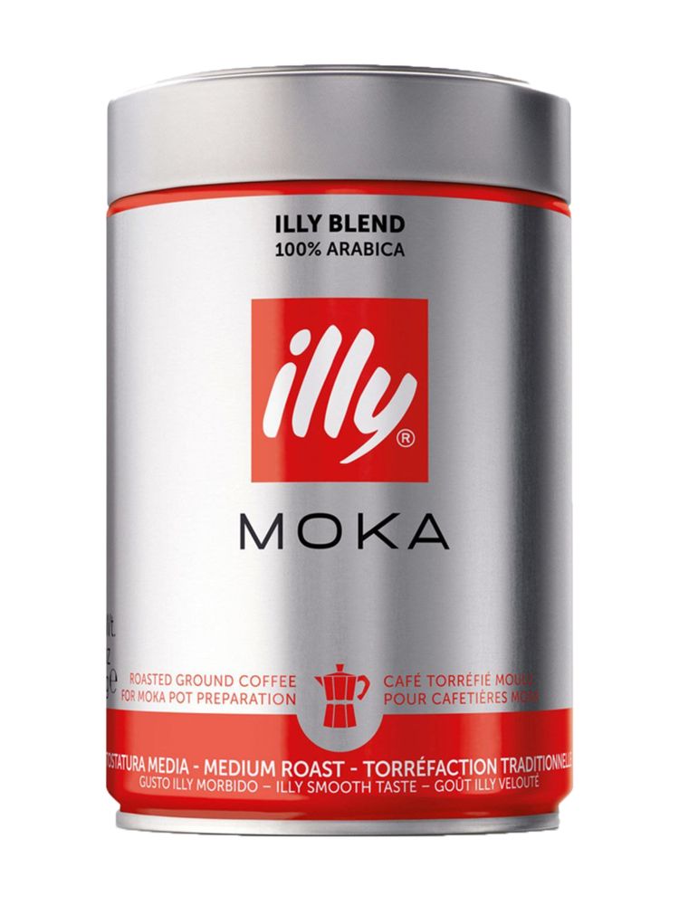 Кофе молотый ILLY MOKA средняя обжарка 250 г x 4 шт