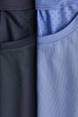 H&M Комплект из двух спортивных футболок DryMove™, темно-синий/светло-синий