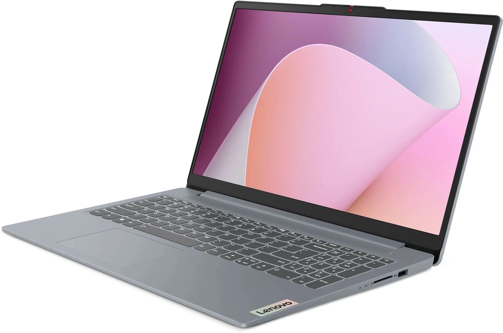 Ноутбук  Lenovo IdeaPad Slim 3 15AMN8 15.6 ", Ryzen 5, 8 Гб RAM, 512 Гб SSD, Radeon 610M, Серый