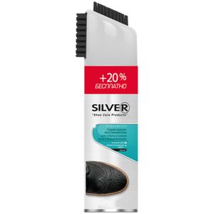 SILVER SHOES Краска спрей для нубука и замши 3в1 черный 300 мл