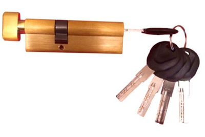 Цилиндр Евродверь SB  80мм (32,5Т\47,5) 5кл, кл\верт. золото (013255)