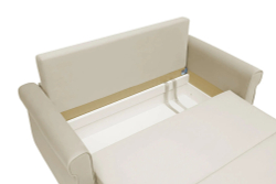 Диван-кровать Калли, спальное место 140х198, велюр, еврокнижка