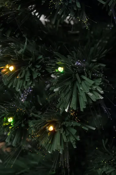 Оптоволоконная елка с LED лампочками Праздничная 180 см., пвх, контроллер (Т2206В-180)