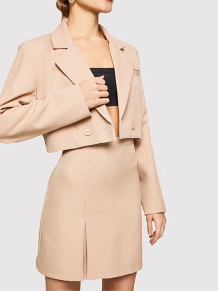 Юбка трапеция мини