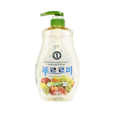 Эко средство для мытья посуды, фруктов и овощей B&D Pururumi Botanic, 750 мл.