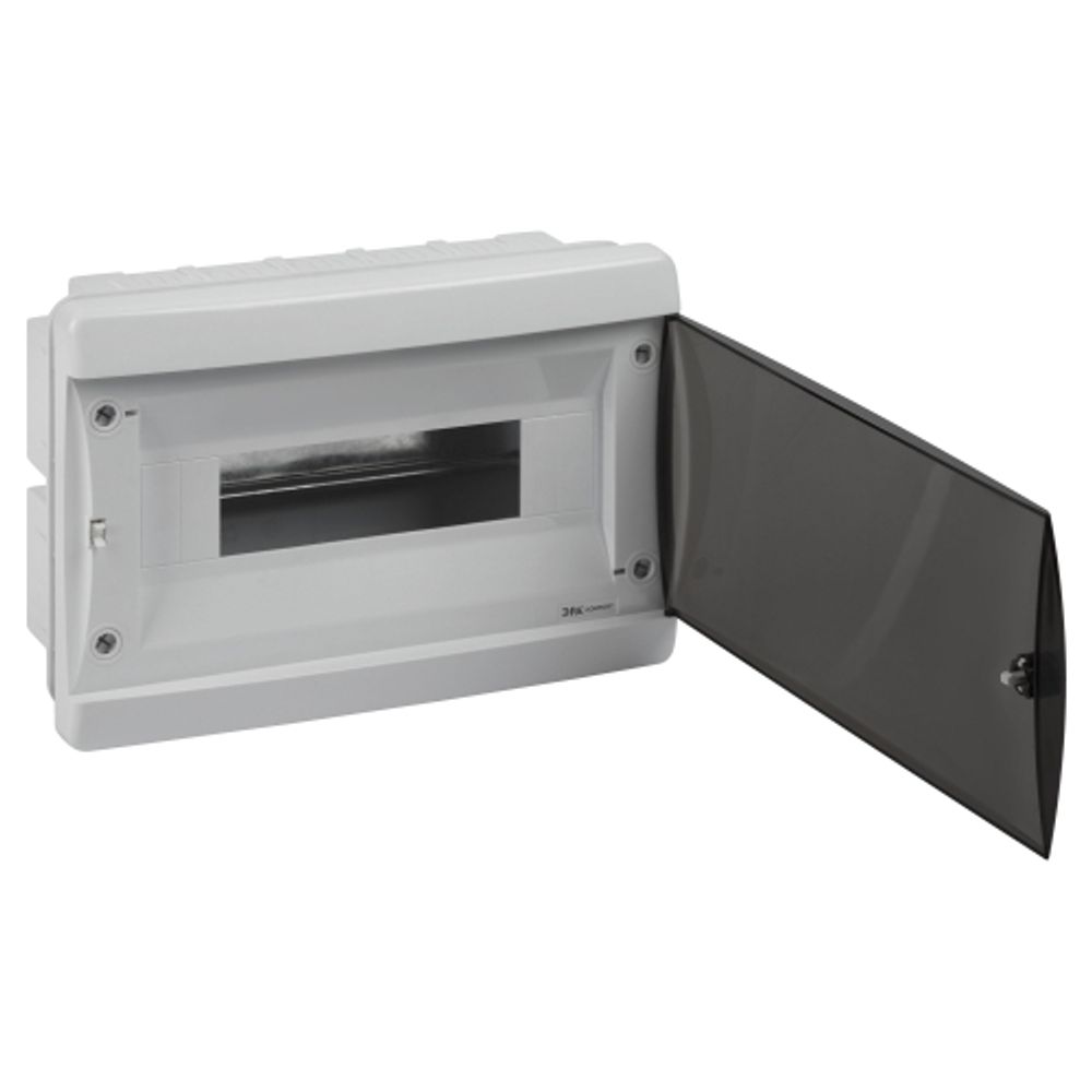 Корпус пластиковый встраиваемый ЭРА COMFORT ЩРВ-П-12 IP40 прозрачная крышка белый