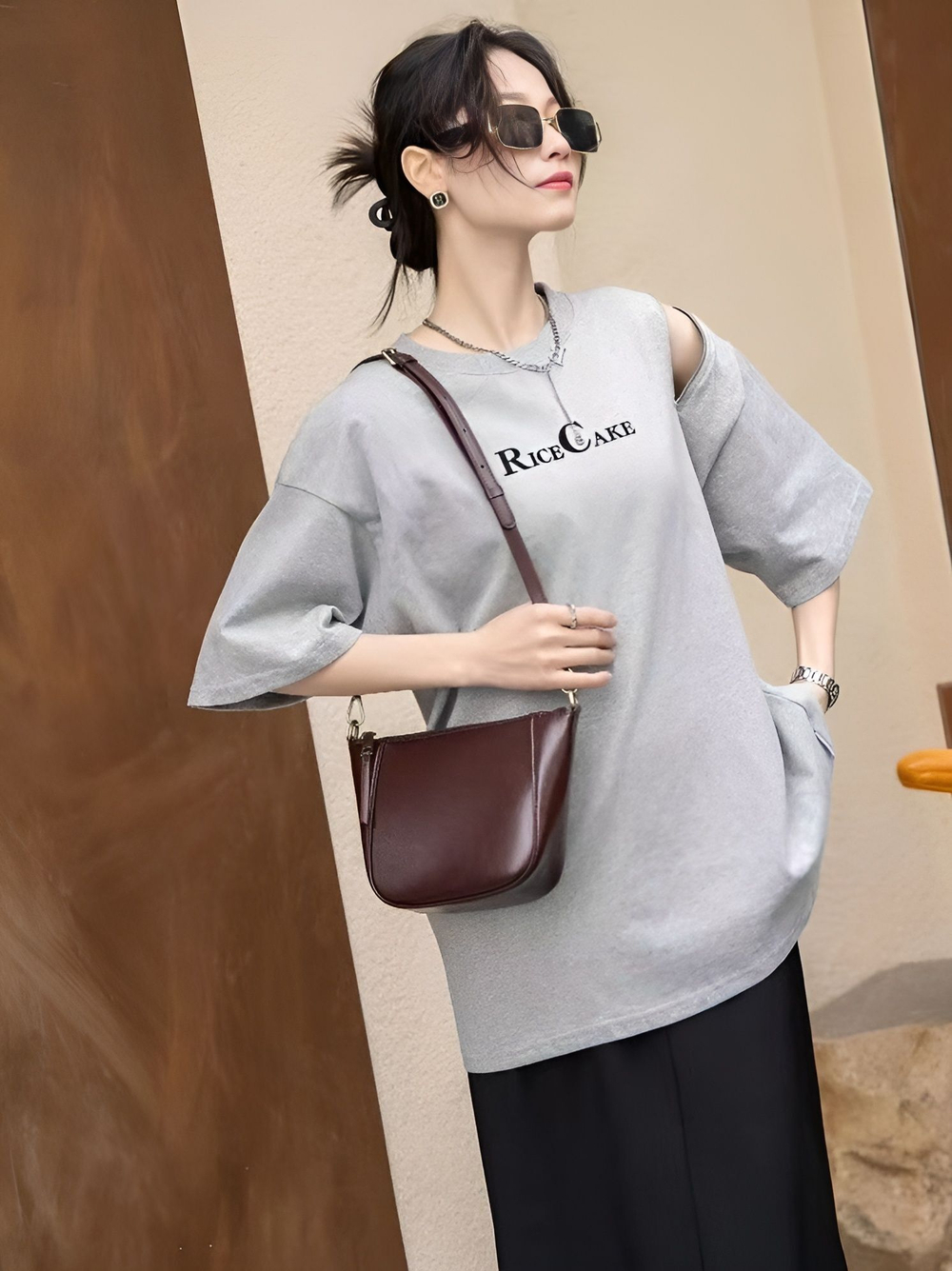 сумка женская натуральная кожа через плечо кросс боди маленькая