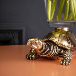 Ваза для цветов Черепаха Бронза