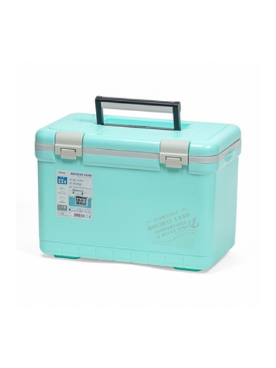 Термобокс SHINWA Holiday Land Cooler 22H бирюзовый