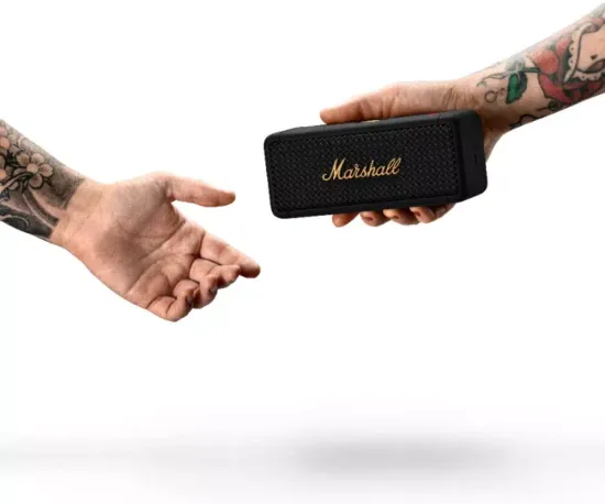 Портативная колонка Marshall Emberton II Black & Brass