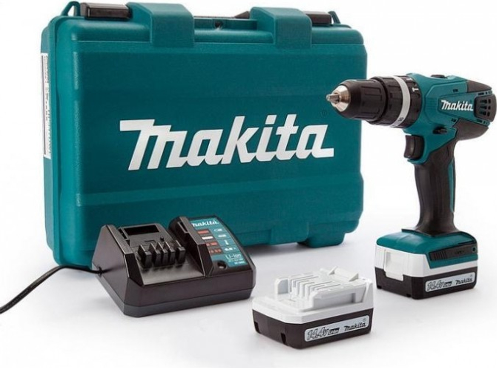 Дрель-шуруповерт аккумуляторная MAKITA HP 347 DWE ударная HP347DWE