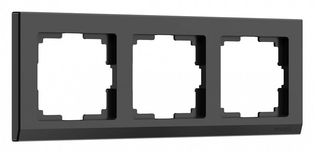 Рамка на 3 поста Werkel Stark (черный) W0031808