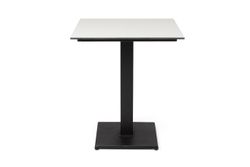 "Каффе" стол из HPL квадратный 64х64см, цвет молочный