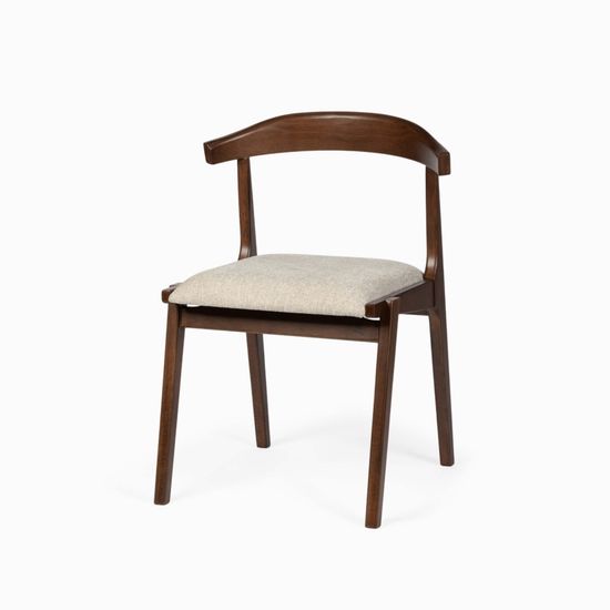 Стул Rufus деревянный цвет какао/бежевый