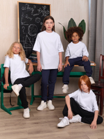 Футболка классическая SCHOOL белая