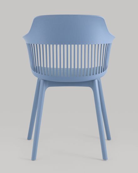 Стул Crocus с подушкой велюр голубой