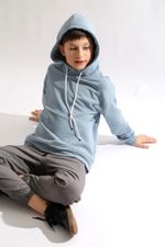 Толстовка детская Трек-3 Виотекс СЕРО-ГОЛУБОЙ