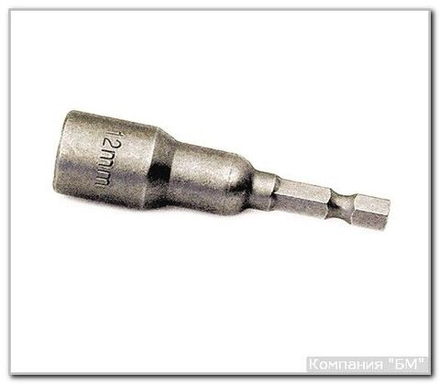Насадка для шурупов. магнит. 6мм L=65мм  БМ