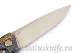 Нож Широгоров Флиппер 95 Горыныч S30V подшипник анодированиефотография - 8