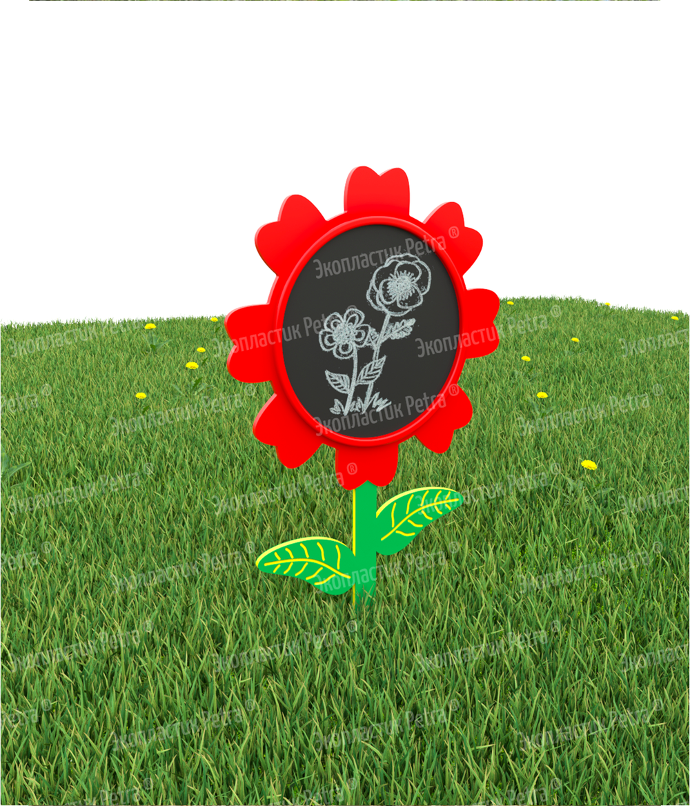 Уличный МАФ для конспектирования Цветочки