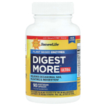 Renew Life, DigestMore™ Ultra, ферменты растительного происхождения, 90 вегетарианских капсул